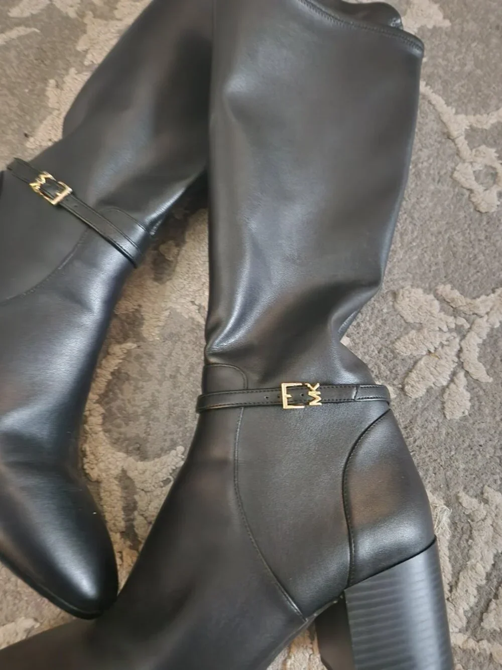 Michael Kors tall boots, leather and synthetic